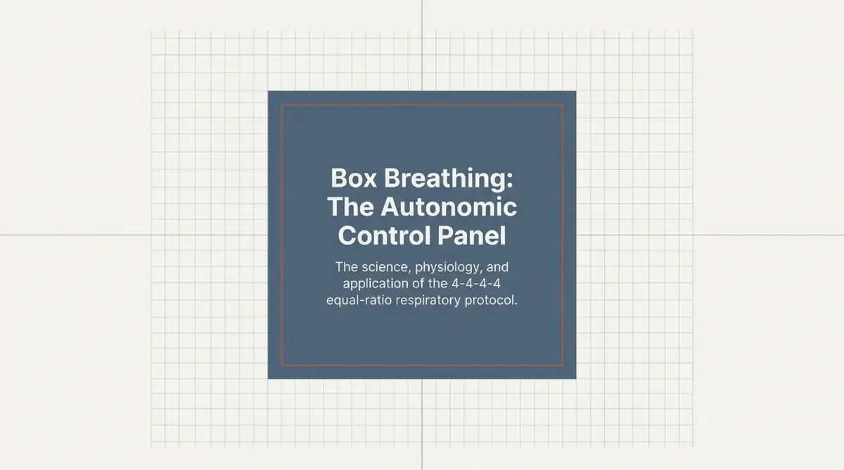 Box Breathing Autonomic Control Panel Guide Infographic 1