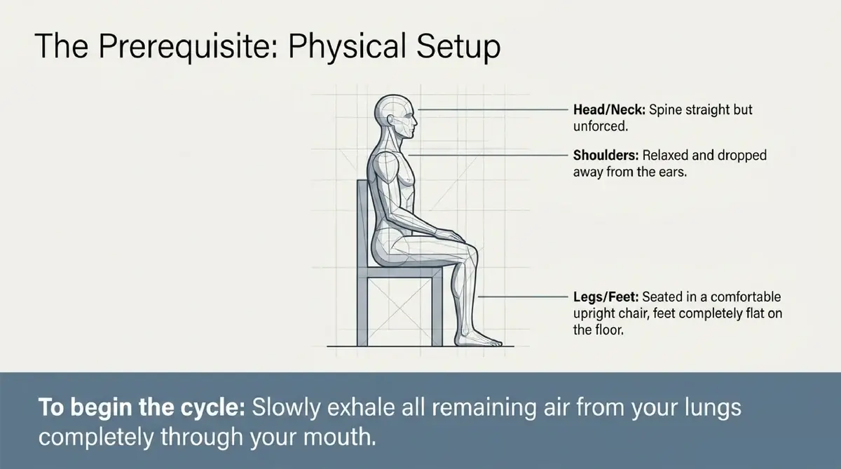 Box Breathing Posture Ergonomic Physical Setup Infographic 6