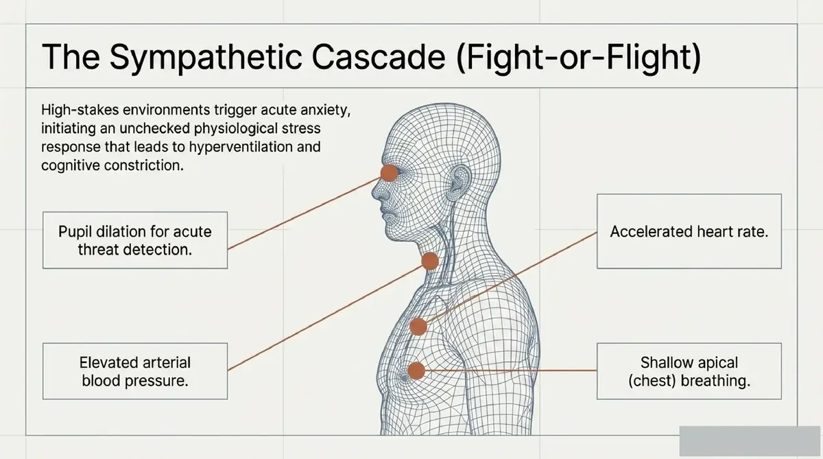 Sympathetic Cascade Fight or Flight Response Infographic 3