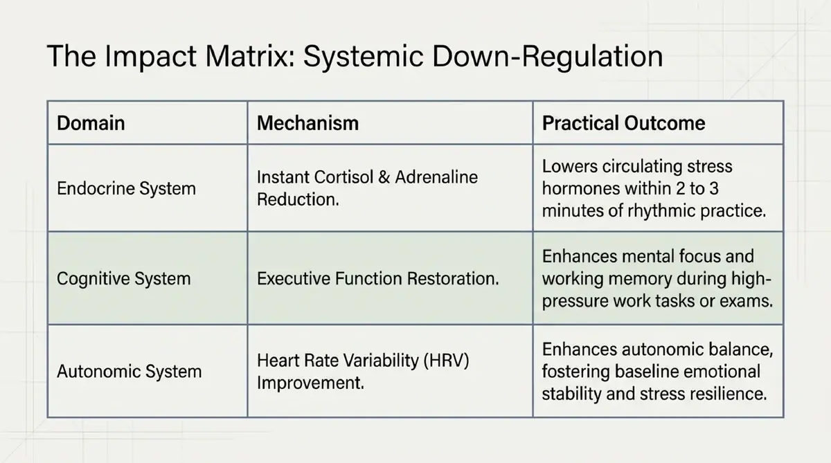 Systemic Down Regulation Impact Matrix Table Infographic 5