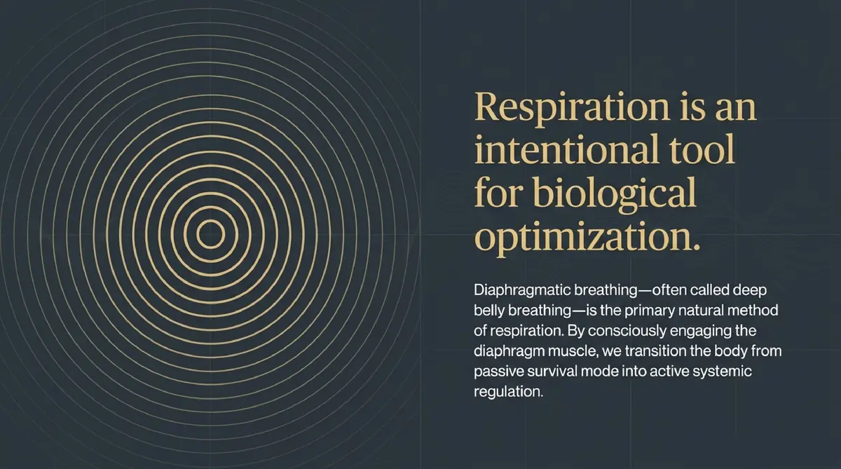 Respiration is an Intentional Tool for Biological Optimization Infographic 2