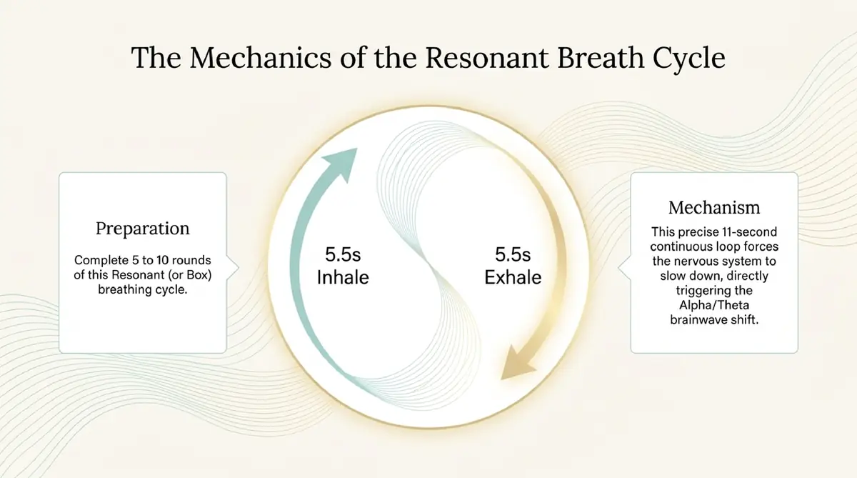 The Mechanics of the Resonant Breath Cycle Infographic 4