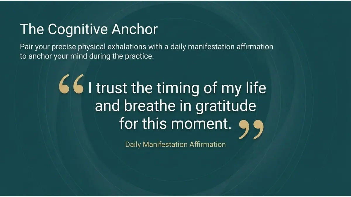 Cognitive Anchor Daily Manifestation Affirmation Infographic 13