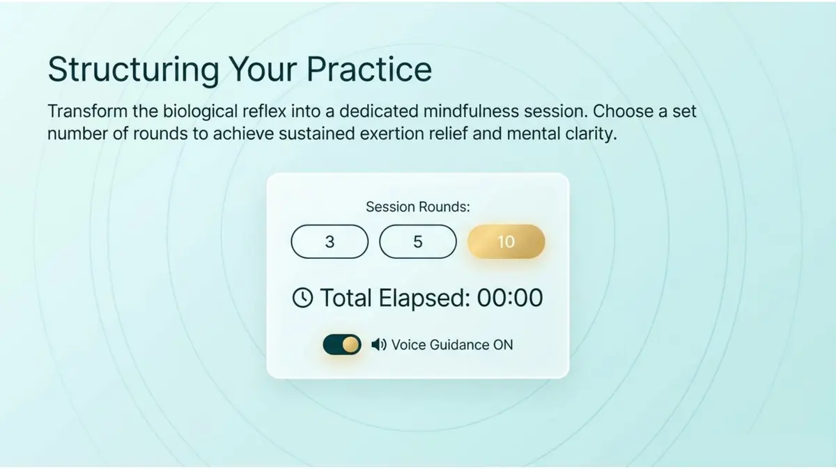 Structuring Pursed Lip Mindfulness Practice Infographic 12