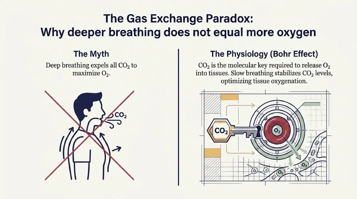 Bohr Effect Gas Exchange Paradox CO2 Key Infographic 7
