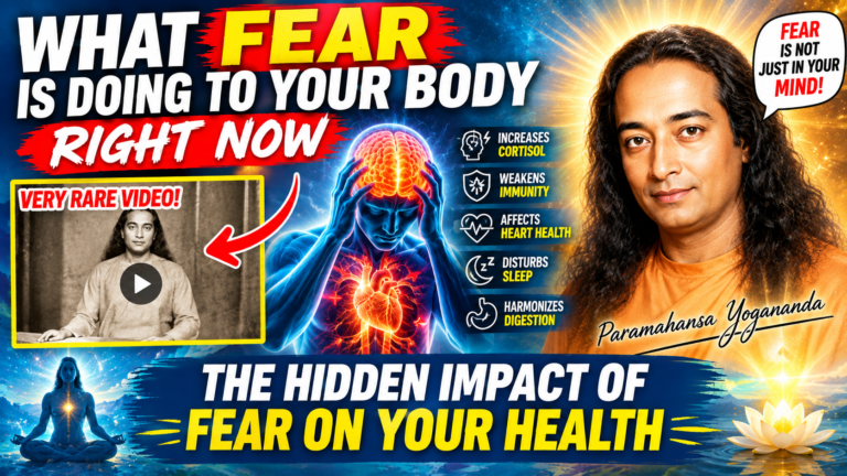 What Fear Is Doing to Your Body Right Now- Paramhansa Yogananda